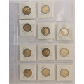 SHEET FOR 2 EURO COINS - HOLDERS