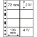 SHEET FOR COINS CARD - OPTIMA (LEUCHTTURM) - 8 COINS