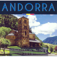 Andorra Euro müntide komplekt BU 2018