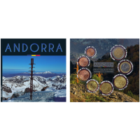 Andorra Euro müntide komplekt BU 2024
