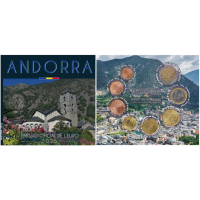 Andorra Euro müntide komplekt BU 2025