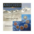 Andorra Euro coin set BU 2014