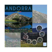 Andorra Euro müntide komplekt BU 2017