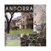 Andorra Euro müntide komplekt BU 2019