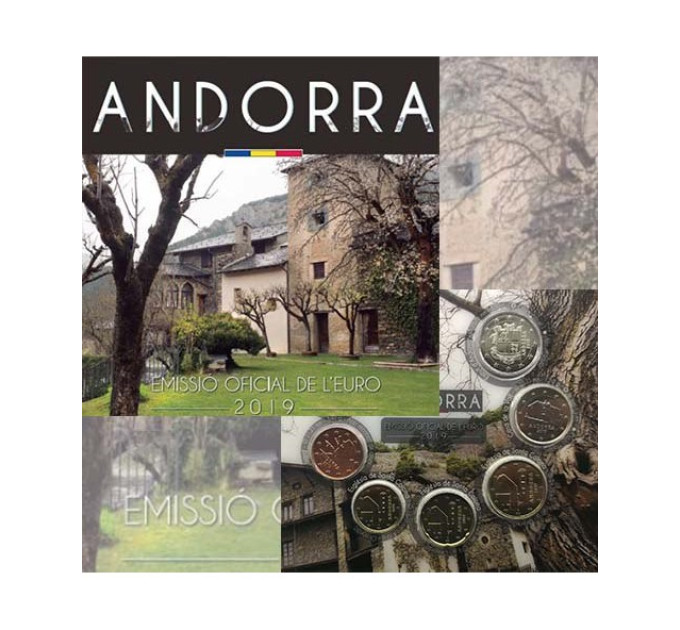 Andorra Euro coin set BU 2019
