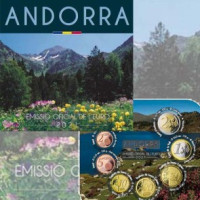 Andorra Euro müntide komplekt BU 2021 