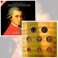 Austria Euro coin set BU 2003