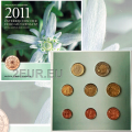 Austria Euro coin set BU 2011