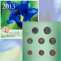 Austria Euromüntide komplekt BU 2013