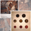 Austria Euro coin set BU 2021 - The First Viennese Mint
