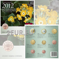Austria Euromüntide komplekt BU 2012
