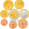 Austria Euro coin set UNC 2004