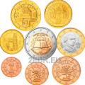 Austria Euro coin set UNC 2007
