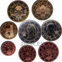 Austria euromüntide komplekt UNC 2020
