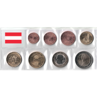 Austria euromüntide komplekt UNC 2025
