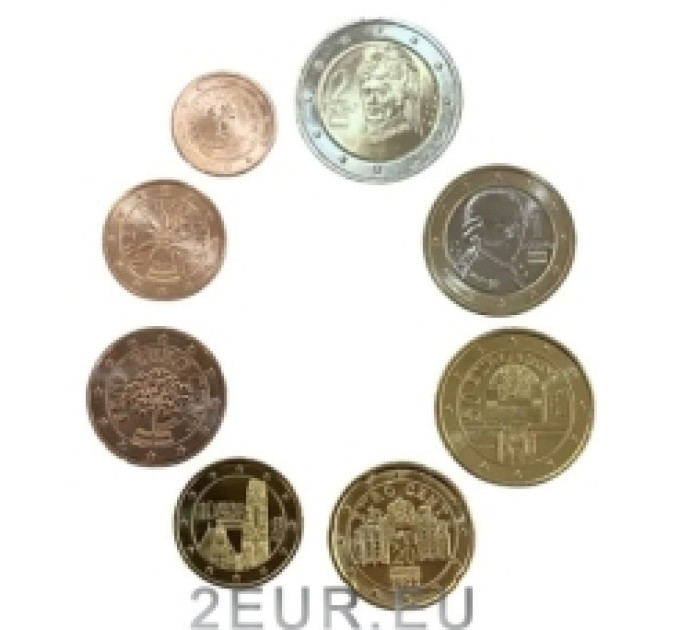 Austria Euro coin set UNC 2022