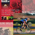Belgium euro set BU 2002 - Cycling World Cup in Belgium