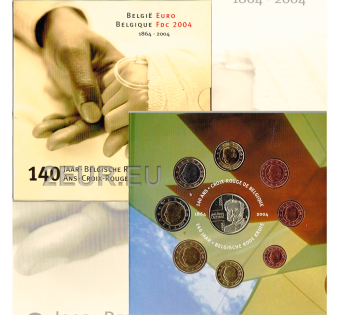 Belgium euro set BU 2004 - 50 years Belgian TV