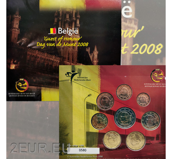 Belgium euro set BU 2008 - Dag van de Munt