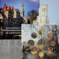 Belgium euro set BU 2010 - Historic city centre of Bruges