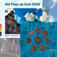 Belgium euro komplekt BU 2020 - Antwerpen