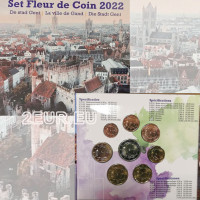 Belgium euro komplekt BU 2022 – Genti linn