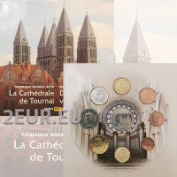 Belgium euro komplekt BU 2009 - Dornici katedraal