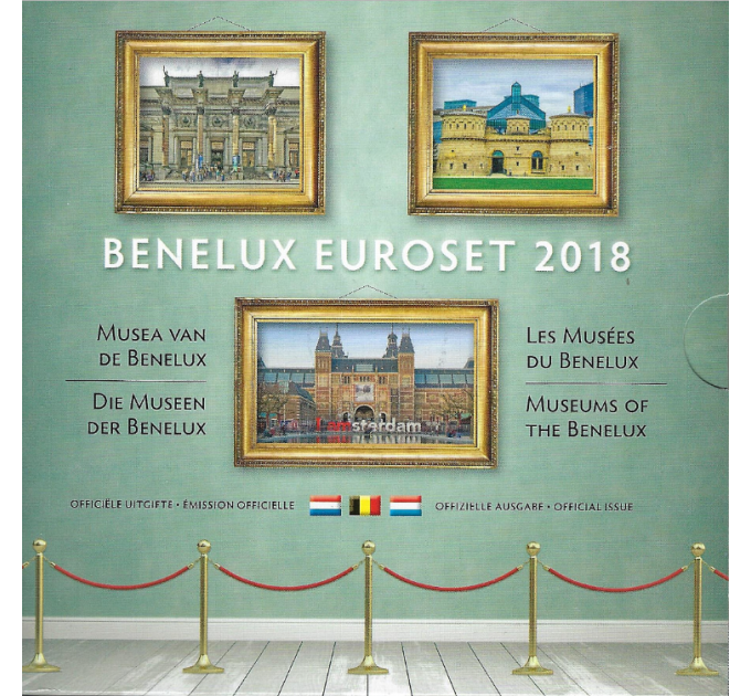 BENELUX euro set BU 2018