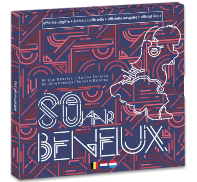 BENELUX euro set BU 2024 - 80TH ANNIVERSARY OF THE BENELUX CUSTOMS CONVENTION