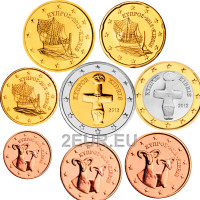Küpros euro komplekt UNC 2012 