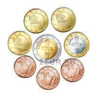 Küpros euro komplekt UNC 2017  