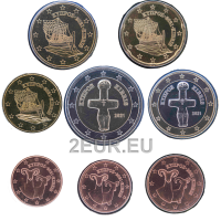 Küpros euro komplekt UNC 2021 