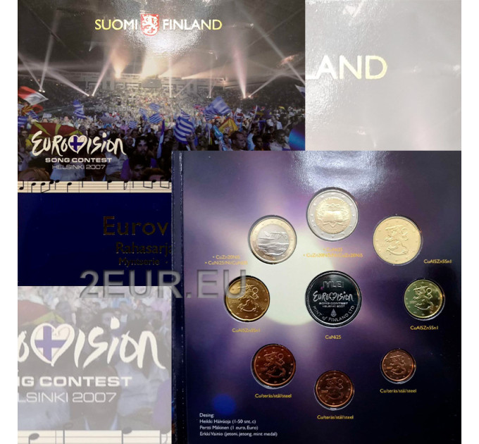 Finland euro set BU 2007 - Eurovision Song Contest Helsinki
