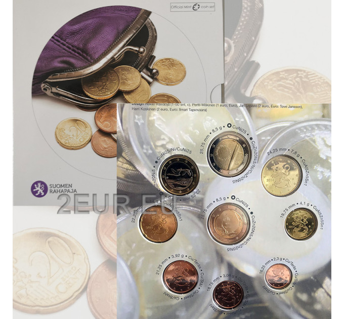 Finland euro set BU 2014 - The Euro Coins