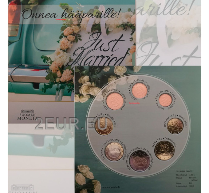 Finland euro set BU 2021 - Wedding