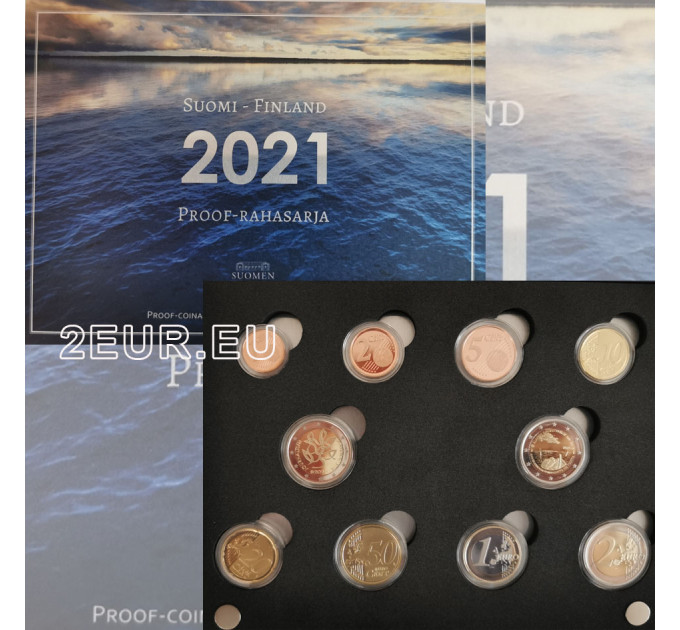 Finland PROOF Euro coin set 2021