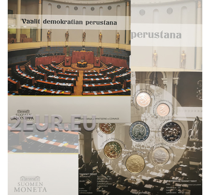 Finland euro set BU 2024 - Elections as the basis of democracy