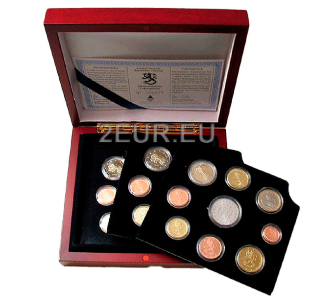 Finland Euro coin set PROOF 1999-2001