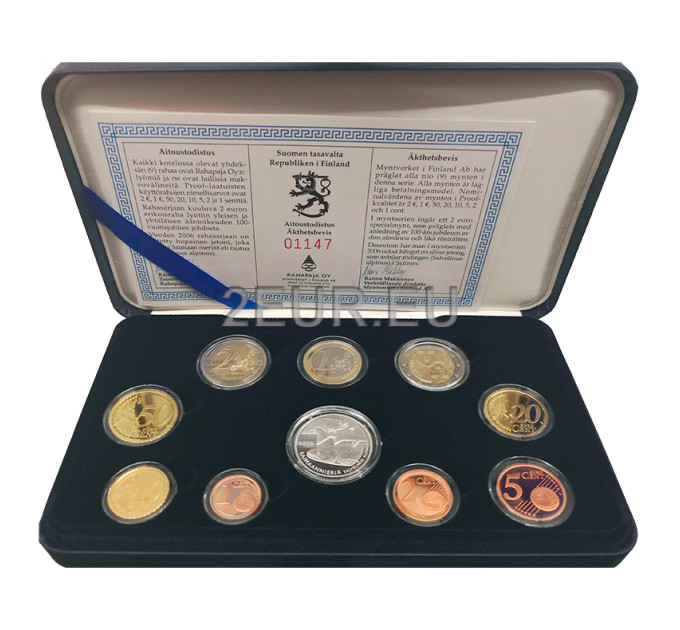 Finland Euro coin set PROOF 2006