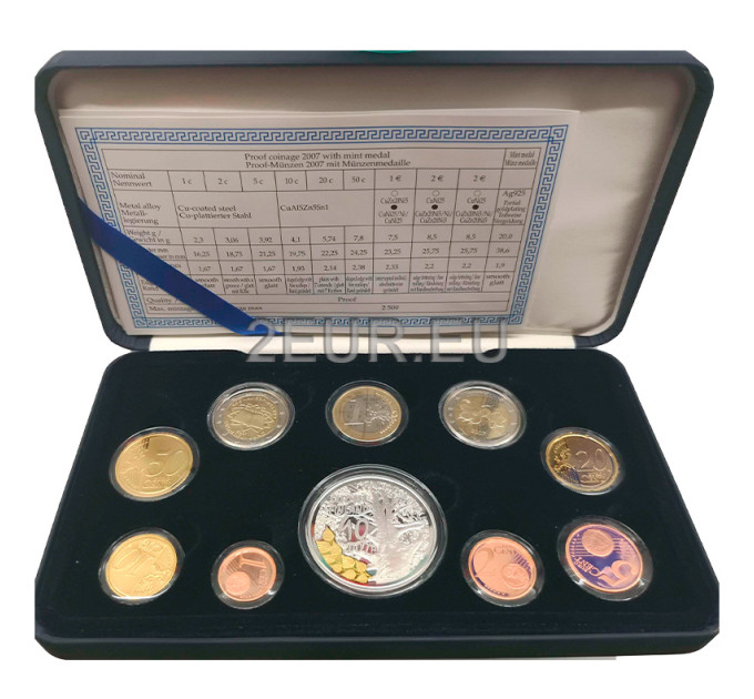 Finland Euro coin set PROOF 2007