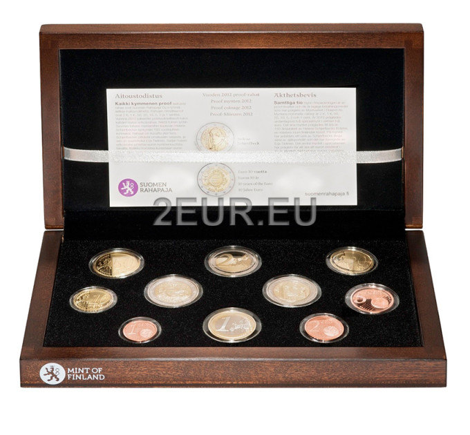 Finland PROOF 2012 - Euro coin set