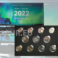 Soome PROOF Euromüntide komplekt 2022