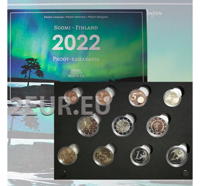 Finland PROOF Euro coin set 2022