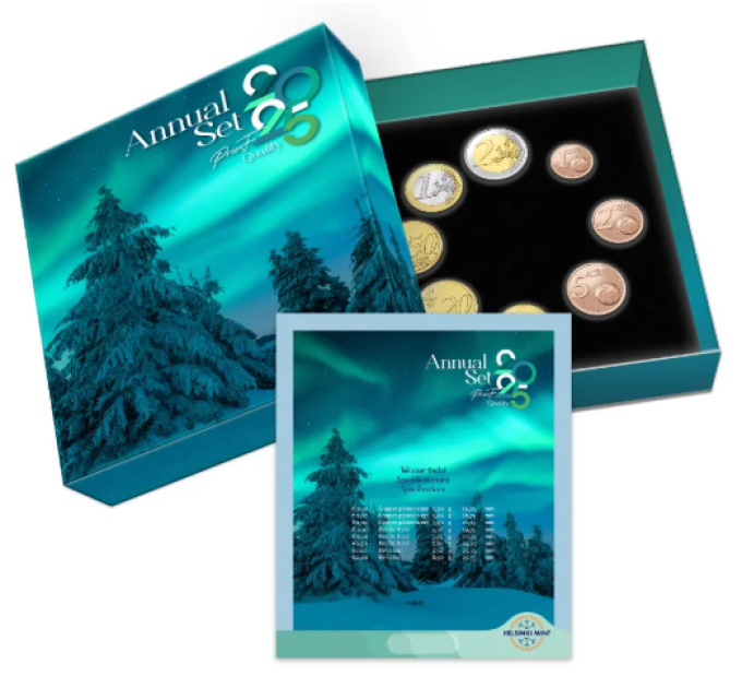 Finland PROOF Euro coin set 2025