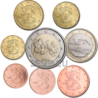 Soome UNC 2003 - Euromüntide komplekt