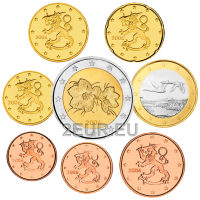 Soome UNC 2006 - Euromüntide komplekt