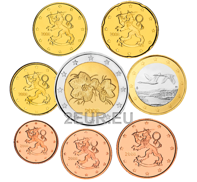 Finland UNC 2008 - Euro coin set