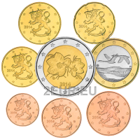 Soome UNC 2014 - Euromüntide komplekt