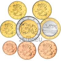 Soome UNC 2015 - Euromüntide komplekt