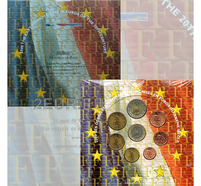France BU set 2000 - Euro coin set
